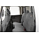 Covercraft Seat Cover Duck Weave fabric Gravel Single - SSC3475CAGY