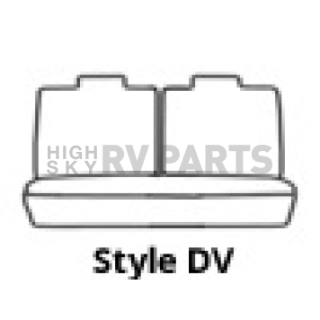 Covercraft Seat Cover Duck Weave fabric Gravel Single - SSC8501CAGY-1