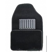 Coast To Coast Floor Mat - Universal Fit Black Carpet 4 Pieces - IWCCCFMBK