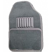 Coast To Coast Floor Mat - Universal Fit Light Charcoal Carpet 4 Pieces - IWCCCFMLC