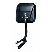 CIPA USA Exterior Mirror Square Manual Black Single - 44650