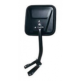 CIPA USA Exterior Mirror Square Manual Black Single - 44650