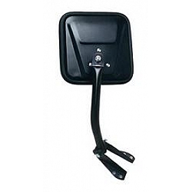 CIPA USA Exterior Mirror Square Manual Black Single - 44651