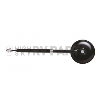 CIPA USA Exterior Mirror Round Manual Black Single - 49704