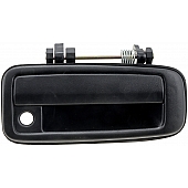 Help! By Dorman Exterior Door Handle - Plastic Black Single - 77251