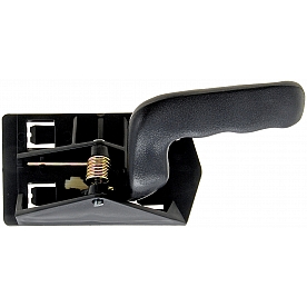Help! By Dorman Interior Door Handle - Lever Plastic Black Single - 77467