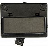 Help! By Dorman Exterior Door Handle - OEM Black Single - 77498