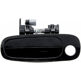 Help! By Dorman Exterior Door Handle - Plastic Black Single - 77563