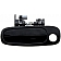 Help! By Dorman Exterior Door Handle - Plastic Black Single - 77563