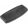 Help! By Dorman Brake Pedal Pad - Rubber Black OE Replacement - 20753