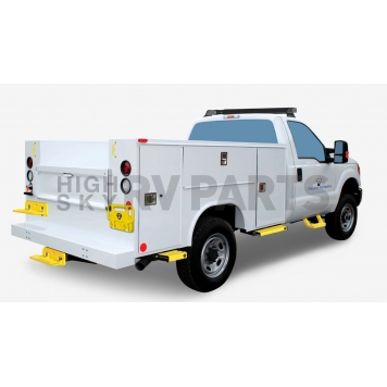 Carr Truck Step Yellow Textured Powder Coated Aluminum - 104997-1