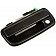 Help! By Dorman Exterior Door Handle - Plastic Black Single - 79344CD