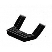Carr Truck Step Black Powder Coated Aluminum - 114031