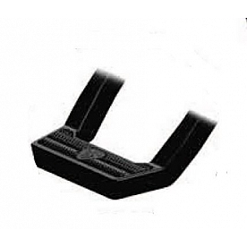 Carr Truck Step Black Powder Coated Aluminum - 114031