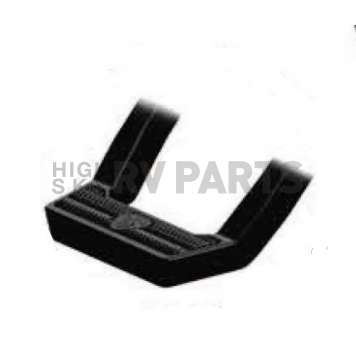 Carr Truck Step Black Powder Coated Aluminum - 114501