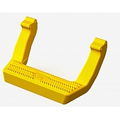 Carr Truck Step Yellow Powder Coated Aluminum - 114877
