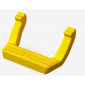 Carr Truck Step Yellow Powder Coated Aluminum - 114997