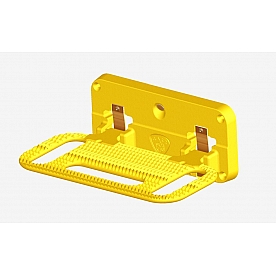 Carr Truck Step Yellow Powder Coated Aluminum Alloy - 193007