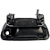 Help! By Dorman Tailgate Handle - Matte Plastic Black - 80239