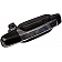 Help! By Dorman Exterior Door Handle - Plastic Silver/ Black Single - 80780