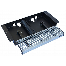 Carr Truck Step Black Powder Coated Galvanized Steel - 501090