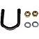 Help! By Dorman Universal Joint U-Bolt Kit - 81008