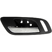 Help! By Dorman Interior Door Handle - Plastic Black Housing With Silver Lever Single - 81186