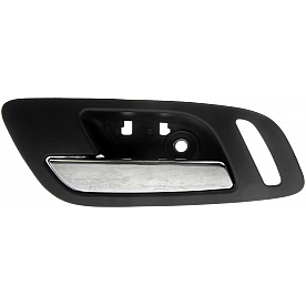 Help! By Dorman Interior Door Handle - Plastic Black Housing With Silver Lever Single - 81186