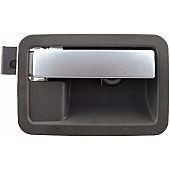 Help! By Dorman Interior Door Handle - Lever Plastic Gray Housing With Silver Lever Single - 82079