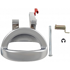 Help! By Dorman Interior Door Handle - Lever Plastic Silver Single - 82519