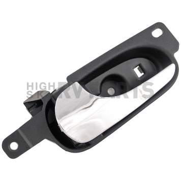 Help! By Dorman Interior Door Handle - Plastic Black Housing With Silver Lever Single - 82555-2