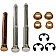 Help! By Dorman Hinge Pin and Bushing Kit - Steel - 38403