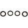 Help! By Dorman Door Lock Striker Anti-Rattle Kit 38424