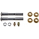 Help! By Dorman Hinge Pin and Bushing Kit - Steel - 38455