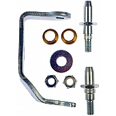 Help! By Dorman Hinge Pin and Bushing Kit - Steel - 38456