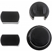 Help! By Dorman Tailgate Hinge - Matte Plastic Black Set Of 4 - 38641