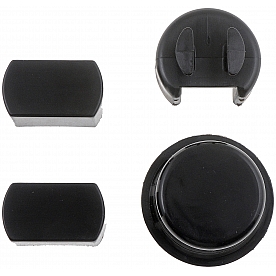 Help! By Dorman Tailgate Hinge - Matte Plastic Black Set Of 4 - 38641