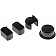 Help! By Dorman Tailgate Hinge - Matte Plastic Black Set Of 4 - 38641