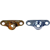 Help! By Dorman Tailgate Hinge - Natural OEM Silver And Gold Set Of 2 - 38648