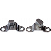 Help! By Dorman Tailgate Hinge - Natural Steel Silver Set Of 2 - 38649
