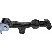 Help! By Dorman Hood Latch Metal/ Rubber Silver/ Black Single - 42410
