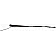 Help! By Dorman WindShield Wiper Arm 23 Inch Black Single - 42819