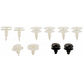 Dorman (OE Solutions) Panel Retainer - Black/ White Nylon Pack Of 10 - 45319