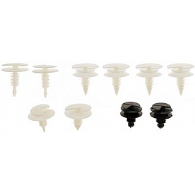 Dorman (OE Solutions) Panel Retainer - Black/ White Nylon Pack Of 10 - 45319