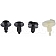 Dorman (OE Solutions) Molding Clip - Nylon Set Of 3 - 45472