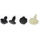 Dorman (OE Solutions) Molding Clip - Nylon Set Of 3 - 45472