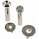 Help! By Dorman Door Lock Knob - Chrome Plated Metal Silver Set Of 2 - 75398