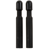 Help! By Dorman Door Lock Knob - OEM Metal Black Set Of 2 - 75409