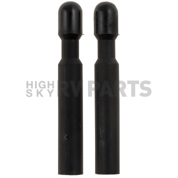 Help! By Dorman Door Lock Knob - OEM Metal Black Set Of 2 - 75409