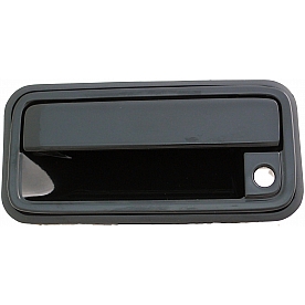 Help! By Dorman Exterior Door Handle - Plastic Black Single - 77072